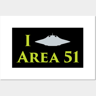 I ufo Area 51 Posters and Art